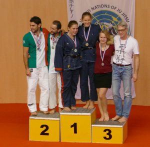 Jana Rödler und Lena Biehl auf Siegertreppchen bei Internationalen Jiu Jitsu Meisterschaften 2016